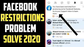 You have been restricted from accessing some facebook features problem solve