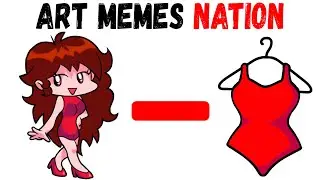 Friday Night Funkin ◀ FNF ▶ Girlfriend ➖ Clothes = ❓❓❓ | Art Memes ANIMATION