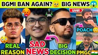 BGMI BAN Again?😱 Real REASON REVEALED😳 Goblin BENCHED?🥺 Team Soul BIG DECISION🥵 JONATHAN😢 Scout
