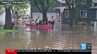 Flooding in Spencer closes roads, evacuates homes and leaves some stranded