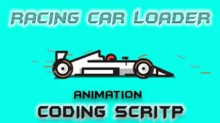 Build Racing Car Loader HTML & CSS || Coding Script || Animation