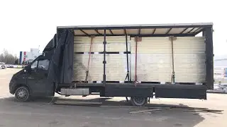 Рейс по области на Газели Некст Щёлково-Волоколамск. Боковая загрузка
