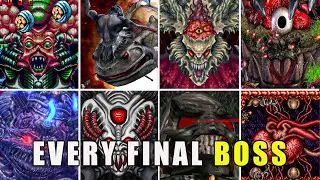 EVERY FINAL BOSS IN CONTRA GAMES (No Damage)