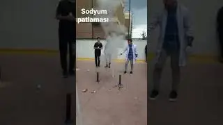 kimya deneyleri, sodyum patlaması