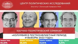 Колумбия в постконфликтный период и выборы 2022 года