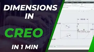 How to edit change dimensions in drawing | PTC CREO 7 | Beginner tutorial guide with explanation
