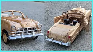 Cadillac 62 convertible 1949 Out of Wood - Awesome Woodcraft