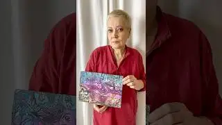 Рисование чудиков, как практика для расслабления, провела МК маме пока она была в гостях.🤗 