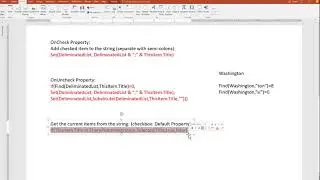 Deep Dive |  Friday Functions Series: Checked Items into Semi-Colon Deliminated String