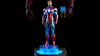 Tony Stark (Iron Man) 3 d Effect