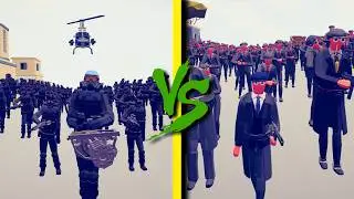 SWAT TEAM vs MAFIA TEAM - Totally Accurate Battle Simulator TABS