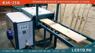 Станок кромкообрезной проходного типа КМ250