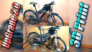 DIY electric bike with 3D-printed parts and fasteners