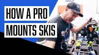 How a Pro Preps New Skis Mounting Bindings & Waxing Explained