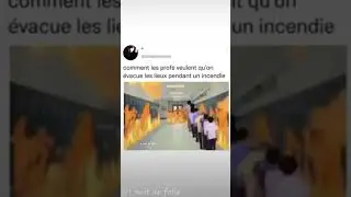 incendie à l'école 🔊