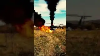 Дед с ружья подбил натовского вертолета и закидал гранатой 