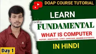 Computer Beginners | Computer Basic | Computer Tutorial | Fundamental | What’s Computer | Doap Cours