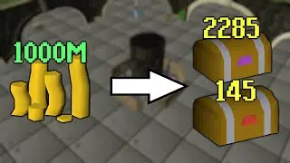 Opening 145 Master Caskets - 1 BILLION GP Spent on Clues [Finale]