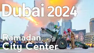 Dubai Ramadan [4K] Amazing Burj Khalifa, City Center, Downtown Dubai Walking Tour 2024 🇦🇪