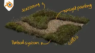 Make Realistic Grass In Blender With Out Addons