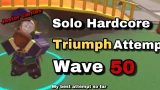 My Best Attempt At ECOLESS Solo Hardcore | ROBLOX Tower Defense Simulator