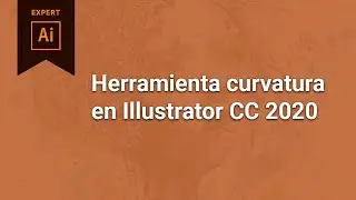 La herramienta curvatura en Illustrator CC 2020