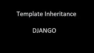 Django Template Inheritance