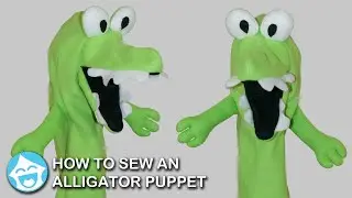 How to Sew an Alligator Puppet