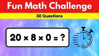Fun Math Quiz That'll Boost Your Mental Agility!