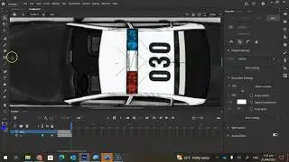 I made a cop car turn on the lights - not clickbait