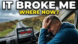Van Sat Nav Broke & Off Grid Parkup Aborted - VAN LIFE IRELAND - 25