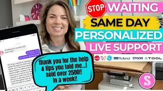 Live Chat and Same Day Support for Silhouette, Roland, xTool, Sublimation and More!