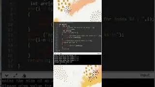 C program to print Array in reverse order  // C programming // Array programming