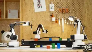 Rotrics Conveyor Belt Kit - Production Line Simulation with two DexArms