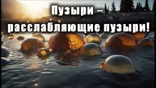 ASMR - Звуки релаксации. Водные пузыри