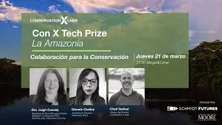 Con X Tech Prize: La Amazonía - Webinar: Colaboración para la Conservación