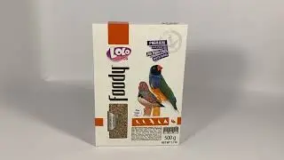 Полнорационный корм для зебровой амадины и экзотических птиц LoLo Pets basic 500g