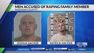 2 charged with rape, incest in Madison County