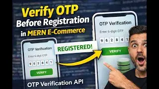 OTP Verification Before Registration in MERN E-Commerce | Node.js API MongoDB