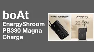 Boat EnergyShroom PB330 MagnaCharge Powerbank Review | Boat Wireless 10000mAh Powerbank Review