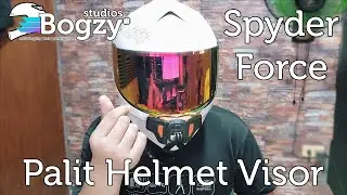 Palit ng Helmet Visor with Spyder Force