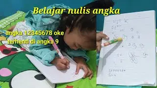 Belajar menulis angka dari 1 sampai 9