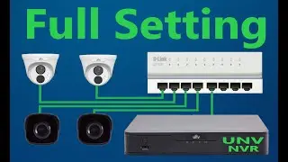 How To Connect Uniview Camera And NVR (Bangla tutorial)