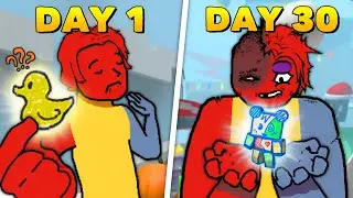 Trading RUBBER DUCKY to RAREST Sticker in Bee Swarm Simulator...