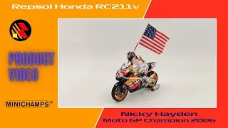 Unboxing & Product video - Minichamps 1:12 Honda RC211v Nicky Hayden MotoGP World Champion 2006