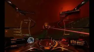 Attack run on Thargoid Titan Oya