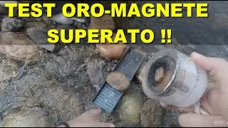 ⛏️ Ho fatto un test con un super magnete mentre cercavo oro al fiume Test superato | #goldoro