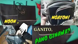 BAG! GINAWANG BELT BAG PWEDE PALA, PANO GINAWANG BELT BAG ANG ORDINARING BAG?HOW TO MAKE BAGS? BELT,