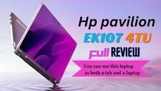 Hp pavilion x360° Ek1074tu 2 in 1 convertible laptop unboxing full review |