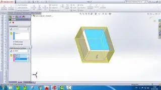 Solidworks Tutorial......How To Use Shell (Variable Thickness & Uniform Thickness)Feature Tool.